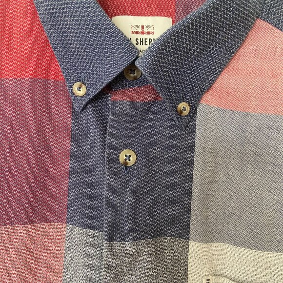 Ben Sherman Mod Retro Panel Check Shirt - Size Medium - Picture 3 of 13